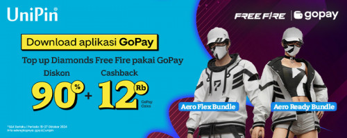 Oktober  – Top Up Diamonds Free Fire, Temukan Diskon hingga 90% & Cashback 12Ribu GoPay Coins!